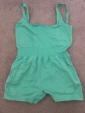 FP Movement by Free People Mint Green Tank Romper